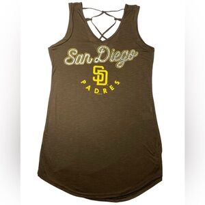 San Diego Padres Brown mini dress tunic top